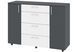 Комод Larnex (120 &times; 38 &times; 87,4 см, антрацит и белый) ph-kmd-k2-4-mln-ntrc-bl фото