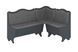 Кухонний куточок FlavorFurnish-1 (110 &times; 150, шкірзам, сірий і антрацит) ph-kt-grcg-sr-ntrc фото