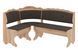 Кухонный уголок GourmetGrove-1 (ткань, шотландия к грей + сонома, 150х110 см) ph-k-czr-sv-kv-snm фото