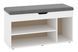 Тумба для взуття Zervex (100 &times; 38 &times; 50 см, білий і сірий) ph-tmb-vz-b8-bl-sr фото