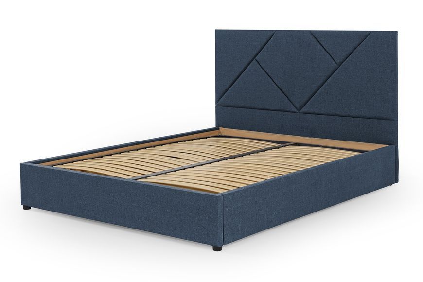 Ліжко з матрацом Цинія (160 &times; 200 см, Pocket Spring, рогожка, без підйомного механізму, джинс) IMI tsnrg-am160x200djb-mt фото