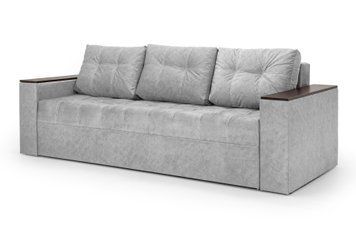 Диван Авангард (235 &times; 98 см, велюр, светло-серый) IMI dkmf-mrs-09 фото